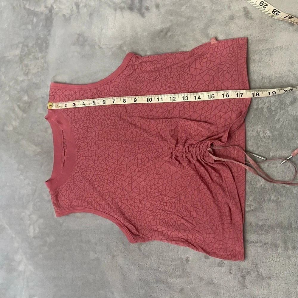 Lululemon Cinch Me Up Front Tank Top Veil Cherry Tint 3044